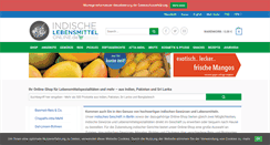 Desktop Screenshot of indische-lebensmittel-online.de